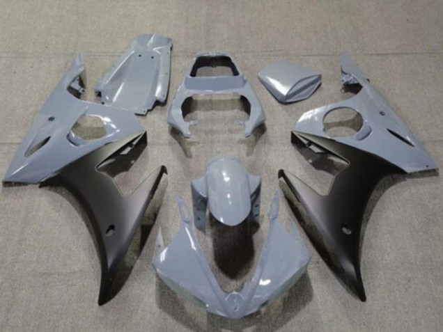 Nardo Gris Noir Mat Carénage Moto Yamaha YZF R6 2005