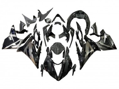 Argent Noir Brillant Carénage Moto Triumph Daytona 675 Triple 2013-2016 Pas Chère