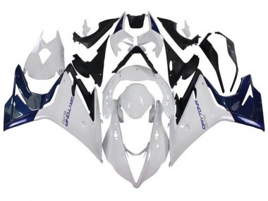 Blanc Bleu Carénage Moto Triumph Daytona 675 Triple 2013-2016 Pas Chère