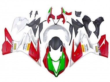 Blanc Rouge Vert Carénage Moto Triumph Daytona 675 Triple 2013-2016 Pas Chère