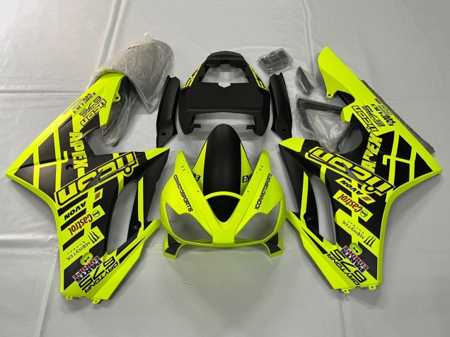 Jaune Noir Mat Carénage Moto Triumph Daytona 675 Triple 2006-2008