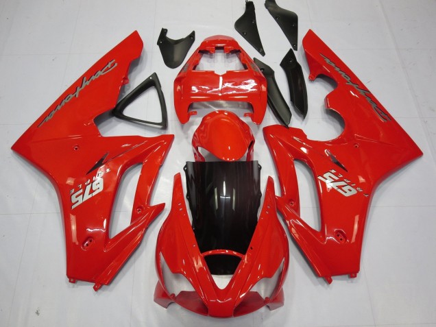 Rouge Carénages Moto Triumph Daytona 675 Triple 2006-2008