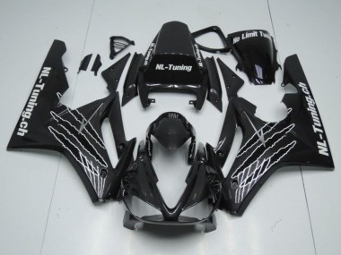 Noir Brillant Kits Carénages Moto Triumph Daytona 675 Triple 2006-2008 Pas Chère