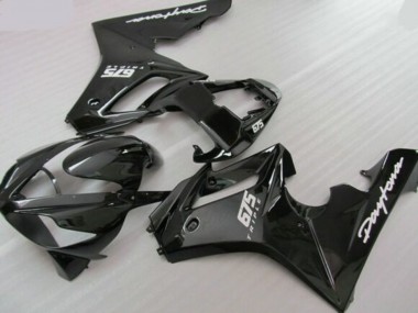 Noir Brillant Noir Mat Carénage Moto Triumph Daytona 675 Triple 2006-2008 Pas Chère