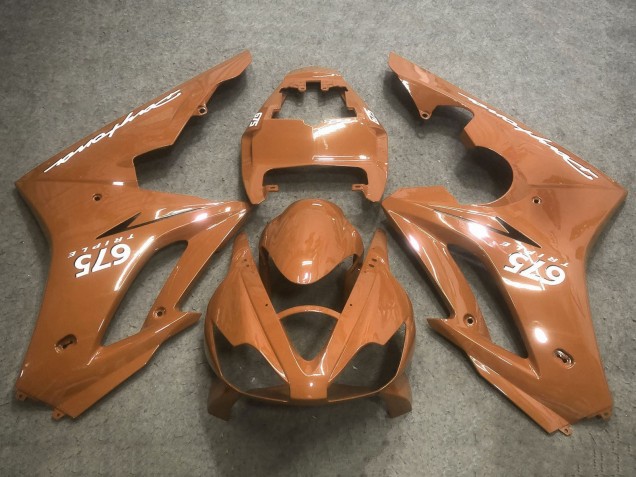 Bronze Orange Carénage Moto Triumph Daytona 675 Triple 2006-2008