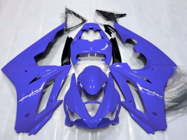 Bleu Noir Brillant Carénage Moto Triumph Daytona 675 Triple 2006-2008 Pas Chère