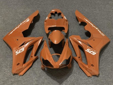 Orange Carénage Moto Triumph Daytona 675 Triple 2006-2008 Pas Chère