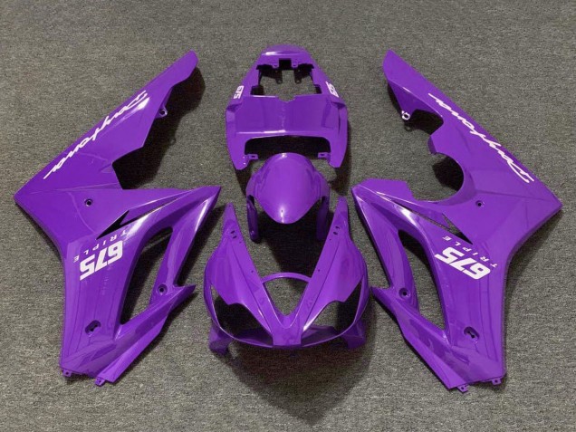 Violet Carénage Moto Triumph Daytona 675 Triple 2006-2008