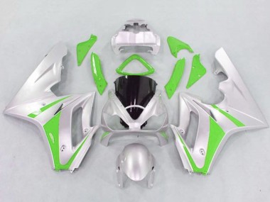 Argent Vert Carénage Moto Triumph Daytona 675 Triple 2006-2008 Pas Chère