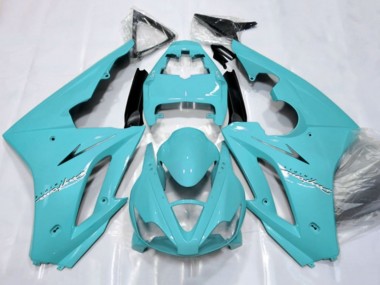 Turquoise Bleu Carénage Moto Triumph Daytona 675 Triple 2006-2008 Pas Chère