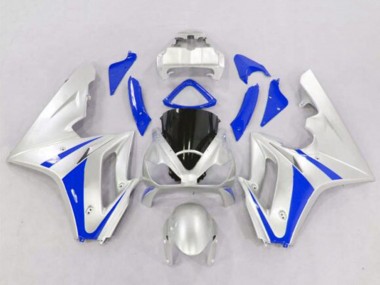 Argent Bleu Carénage Moto Triumph Daytona 675 Triple 2006-2008 Pas Chère