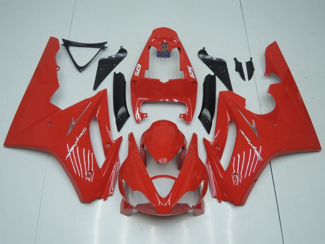 Rouge Carénage Moto Triumph Daytona 675 Triple 2006-2008