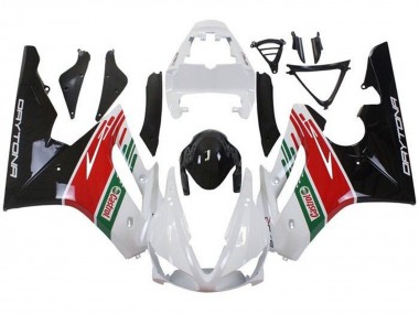 Blanc Rouge Vert Noir Brillant Castrol Carénage Moto Triumph Daytona 675 Triple 2009-2012 Pas Chère