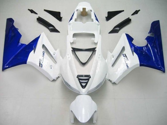 Blanc Bleu Carénages Moto Triumph Daytona 675 Triple 2009-2012
