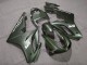 Vert Mat Blanc Carénage Moto Triumph Daytona 675 Triple 2009-2012