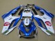 Blanc Bleu Hpi Carénage Moto Triumph Daytona 675 Triple 2009-2012