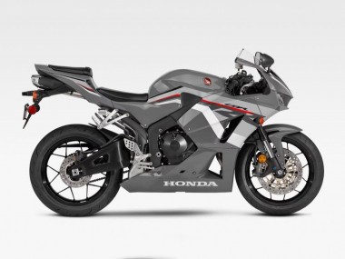 Gris Blanc Rouge Carénage Moto Honda CBR600RR F5 2009-2012 Pas Chère