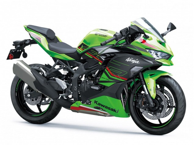 Vert Noir Rouge Blanc Carénage Moto Kawasaki ZX4R ZX-4RR 2019-2025
