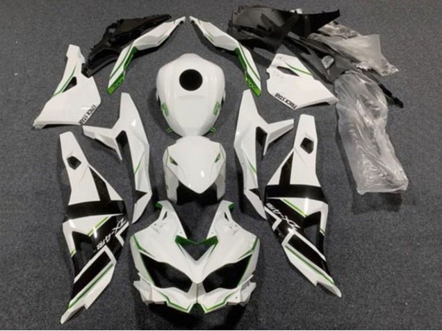 Blanc Noir Vert Carénage Moto Kawasaki ZX4R ZX-4RR 2019-2025