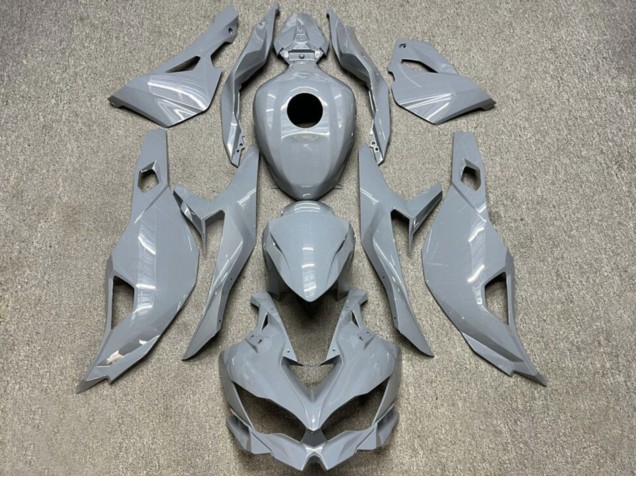 Gris Nardo Brillant Carénage Moto Kawasaki ZX4R ZX-4RR 2019-2025