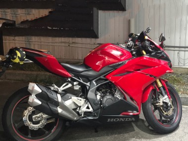 Rouge Noir Mat Carénages Moto Honda CBR250RR 2017-2022 Pas Chère