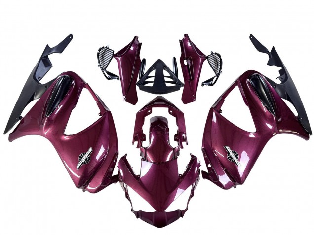 Violet Noir Mat Carénage Moto Honda ST1300 2002-2016