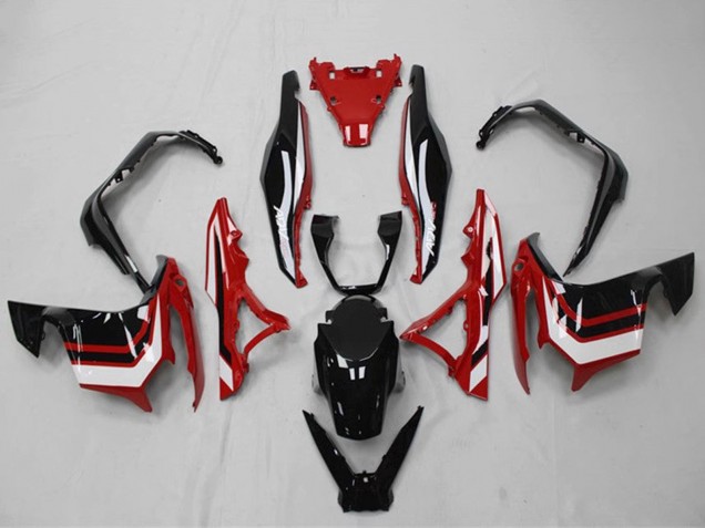 Blanc Rouge Noir Brillant Carénage Moto Honda ADV150 2018-2021