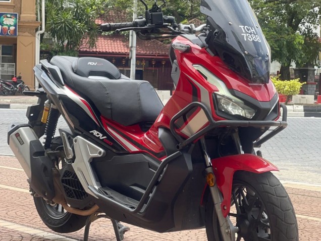 Rouge Blanc Noir Carénage Moto Honda ADV150 2018-2021