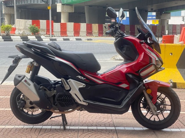 Rouge Blanc Noir Carénage Moto Honda ADV150 2018-2021