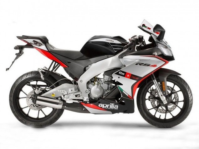 Argent Rouge Noir Carénage Moto Aprilia RS4 50 125 2012-2018
