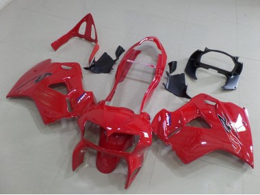 Rouge Carénages Moto Honda VFR 800 1998-2001 Pas Chère