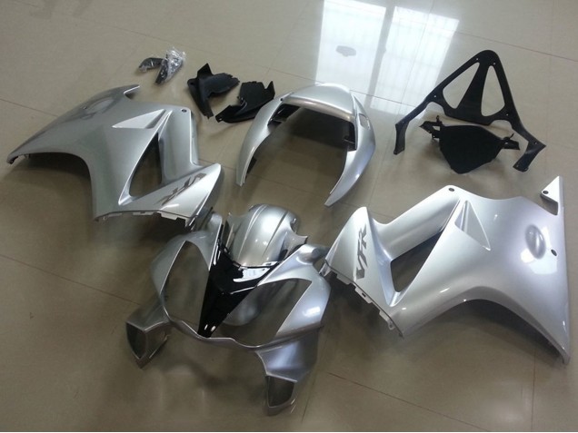 Argent Kits Carénages Moto ABS Honda VFR 800 2002-2013