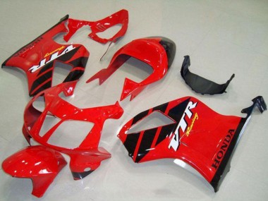 Rouge Noir Bande Carénage Moto Honda VTR1000 2000-2006 Pas Chère
