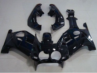 Noir Brillant Carénages Moto Honda CBR250RR MC19 1988-1989 Pas Chère