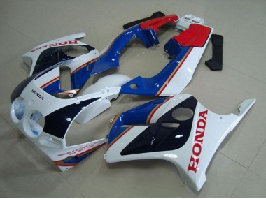 Blanc Rouge Bleu Noir Brillant Carénage Moto Honda CBR250RR MC19 1988-1989 Pas Chère