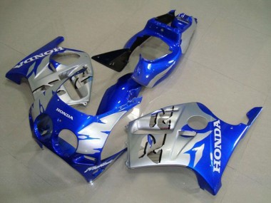 Argent Bleu Carénage Moto Honda CBR250RR MC19 1988-1989 Pas Chère