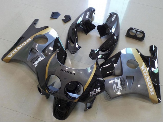 Gris Or Noir Brillant Carénage Moto Honda CBR250RR MC22 1990-1998
