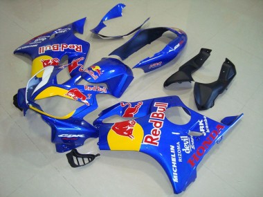 Bleu Jaune Red Bull Carénage Moto Honda CBR600 F4i 2004-2007 Pas Chère