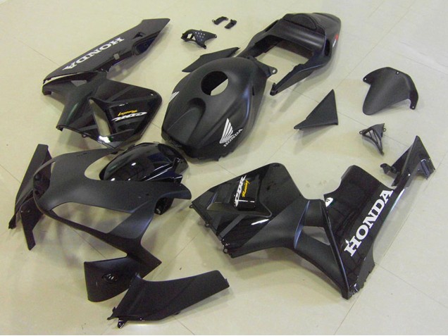 Noir Brillant Noir Mat Kits Carénages Moto Honda CBR600RR 2003-2004