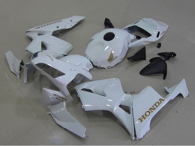 Blanc Or Décalque Carénage Moto Honda CBR600RR 2003-2004