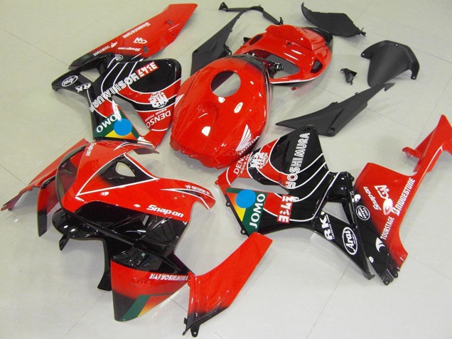 Rouge Bleu Jaune Noir Brillant JOMO Carénage Moto Honda CBR600RR 2005-2006