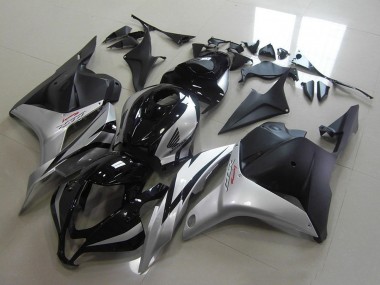 Argent Noir Brillant Noir Mat Carénage Moto Honda CBR600RR 2009-2012 Pas Chère