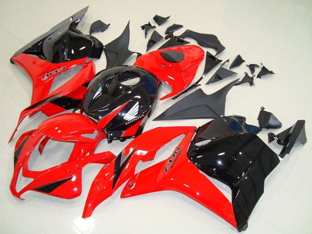 Rouge Noir Brillant Carénages Moto Honda CBR600RR 2009-2012