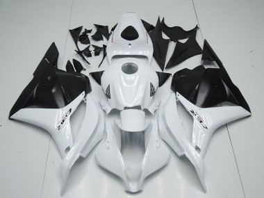Blanc Noir Mat Carénages Moto Honda CBR600RR 2009-2012 Pas Chère