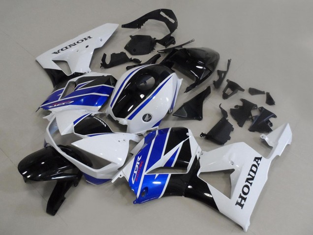 Blanc Bleu Noir Brillant OEM Style Carénage Moto Honda CBR600RR 2013-2023