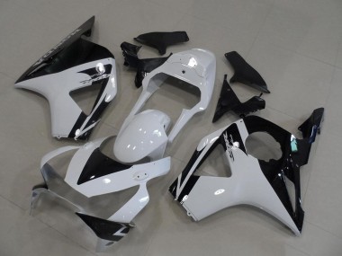 Blanc Noir Brillant Carénage Moto Honda CBR900RR 954 2002-2003 Pas Chère
