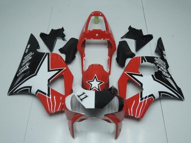 Noir Rouge Star Carénage Moto Honda CBR900RR 954 2002-2003 Pas Chère