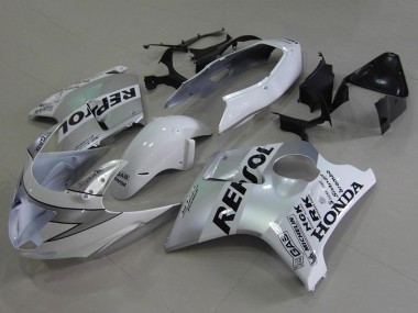 Blanc Noir Repsol Carénage Moto Honda CBR1100XX Blackbird 1996-2007 Pas Chère