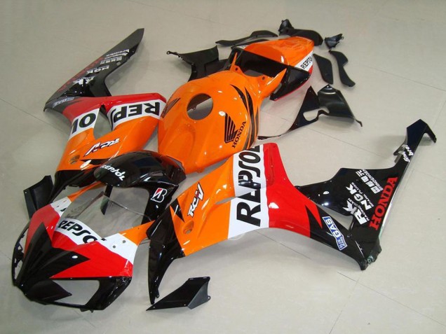 Orange Blanc Rouge Noir Brillant New Repsol Carénage Moto Honda CBR1000RR 2006-2007
