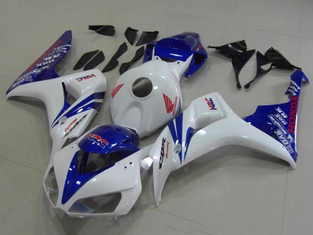 Blanc Bleu Rouge HRC Carénage Moto Honda CBR1000RR 2006-2007